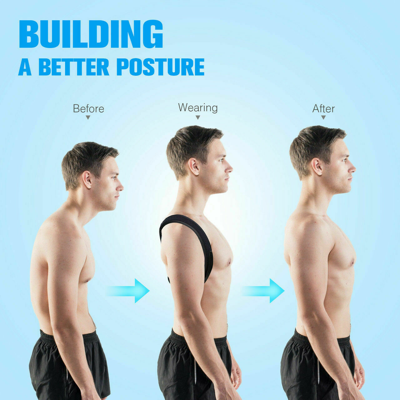 Posture Corrector for Men & Women – Back Pain Relief & Posture Fix - Giftsplore