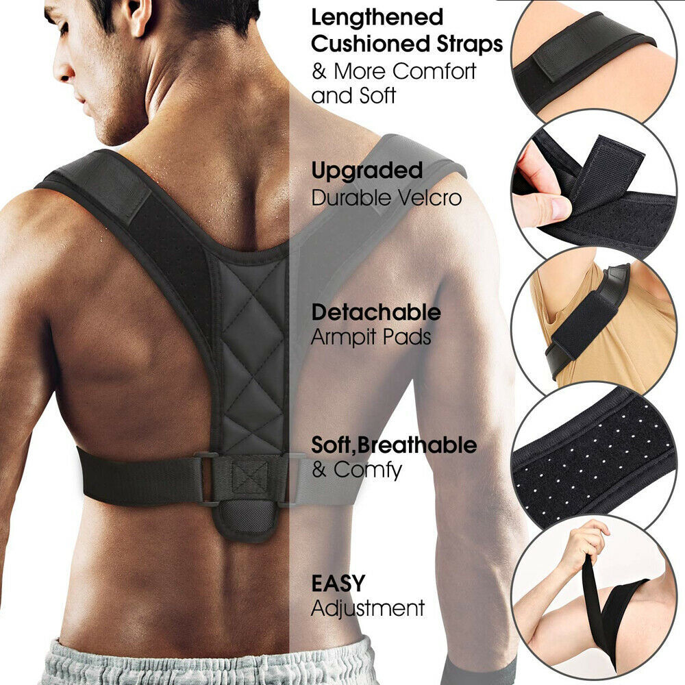 Posture Corrector for Men & Women – Back Pain Relief & Posture Fix - Giftsplore