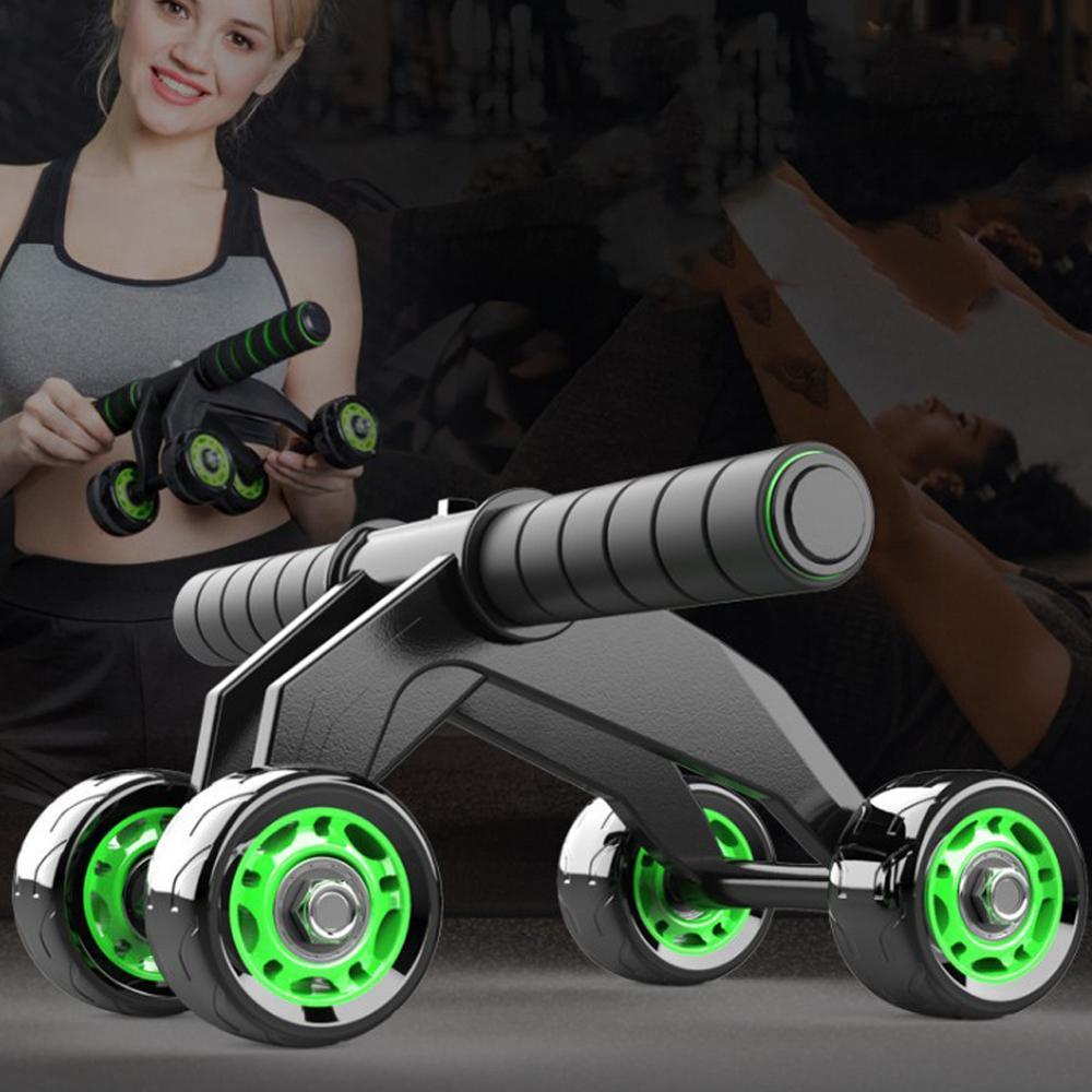 Women’s Fitness Roller: 4-Wheel Ab Trainer for Core Stability - Giftsplore