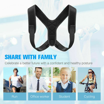 Posture Corrector for Men & Women – Back Pain Relief & Posture Fix - Giftsplore